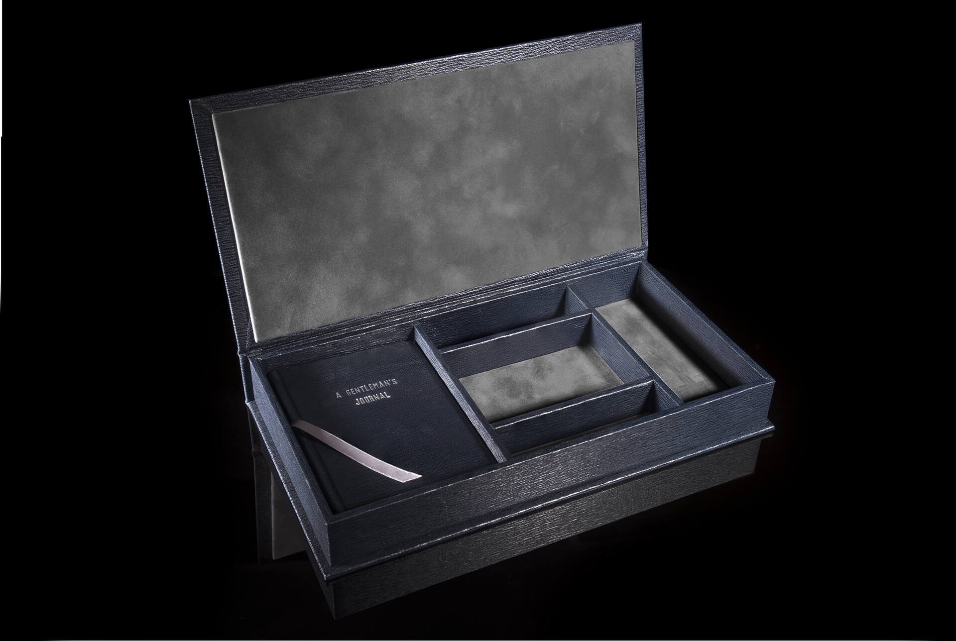 Gentleman’s Sidetable Box with matching journal