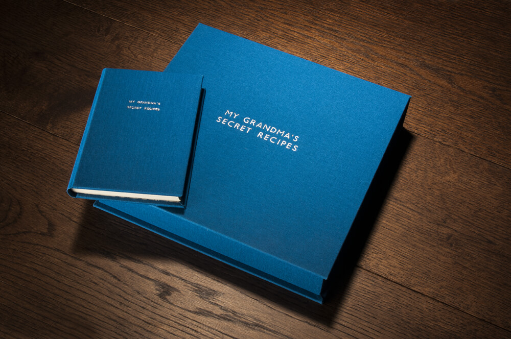 Cloth Bound Grandma’s Secret Recipes Box